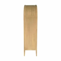 Armoire arrondie en bois d'orme Alicia