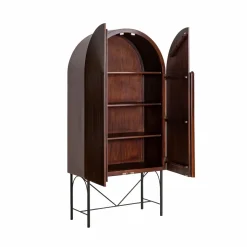 Armoire arrondie en bois de manguier Julio