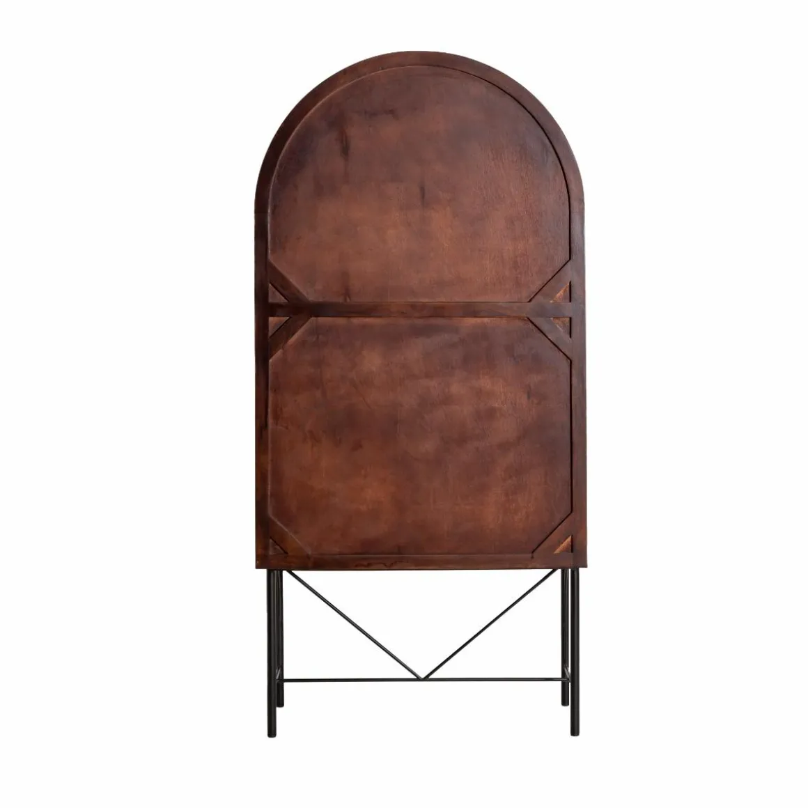 Armoire arrondie en bois de manguier Julio