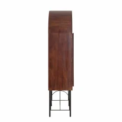 Armoire arrondie en bois de manguier Julio