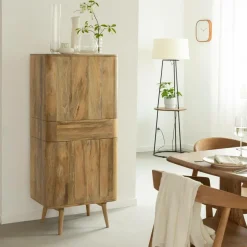 Armoire en bois de manguier Aléna