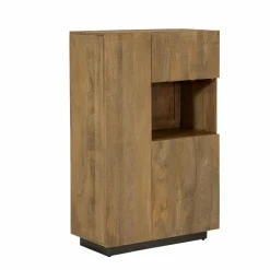 Armoire en bois de manguier et métal Isil