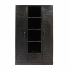 Armoire en métal noir 2 portes Locker