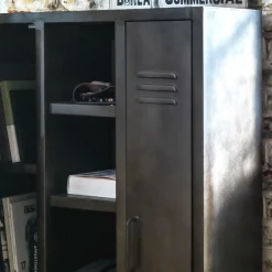 Armoire en métal noir 2 portes Locker