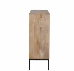 Armoire sculptée en bois de manguier Marc