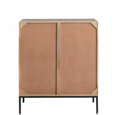 Armoire sculptée en bois de manguier Marc