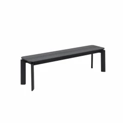 Banc en aluminium gris Apollon