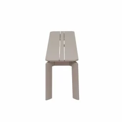 Banc en aluminium taupe Apollon