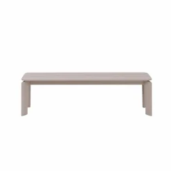Banc en aluminium taupe Apollon