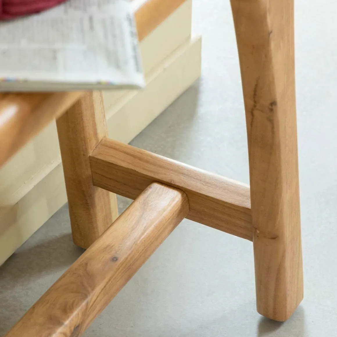 Banc en bois d'acacia massif Orane