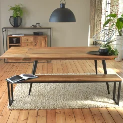 Banc en bois de manguier Charlotte