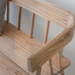 Banc en bois de teck brut June