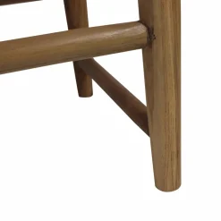 Banc en bois de teck et tissu Pénélope