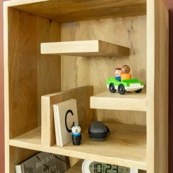 Bibliothèque en bois de manguier Read