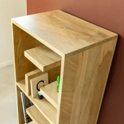 Bibliothèque en bois de manguier Read