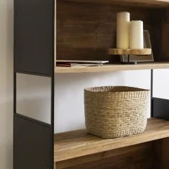 Bibliothèque en bois recyclé 90 cm Blaise