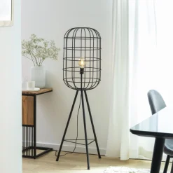 Bout de canapé en bois d'acacia et métal Mattia