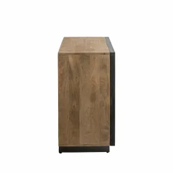 Buffet 2 portes en bois de manguier et métal Isil