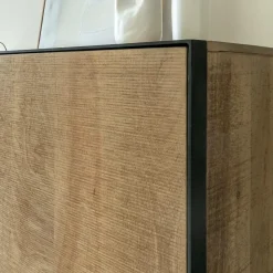 Buffet 2 portes en bois de manguier et métal Isil