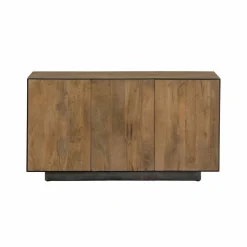 Buffet 3 portes en bois de manguier et métal Isil