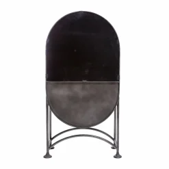 Buffet bar en métal noir et doré Janelle