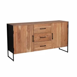 Buffet en bois d'acacia et métal Bosco