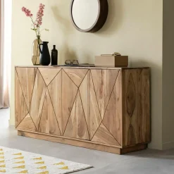 Buffet en bois d'acacia Ezéa
