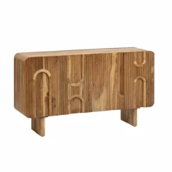 Buffet en bois d'acacia foncé Tilio