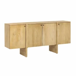 Buffet en bois de manguier 4 portes Amara