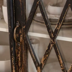 Buffet vitrine en bois de manguier êve