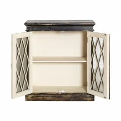 Buffet vitrine en bois de manguier êve