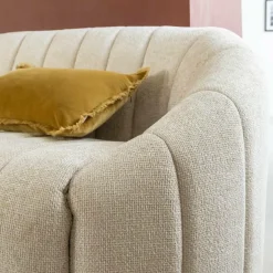 Canapé en tissu écru Axel