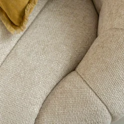 Canapé en tissu écru Axel