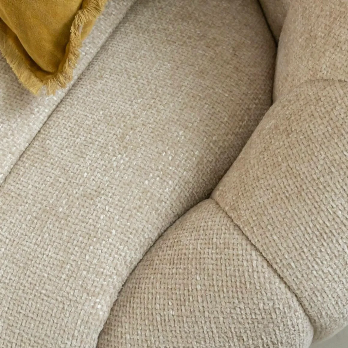 Canapé en tissu écru Axel