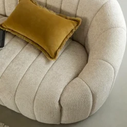 Canapé en tissu écru Axel