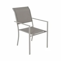 Chaise de jardin taupe Ilona (lot de 2)