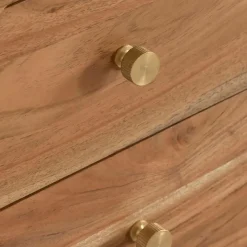 Chiffonnier en marbre et bois d'acacia Calix