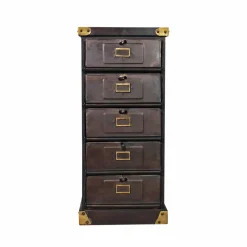 Chiffonnier en métal 5 tiroirs Eugénie