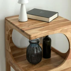 Colonne 1 étagère en bois d'acacia Emyr