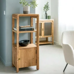 Colonne en bois d'acacia massif Emyr