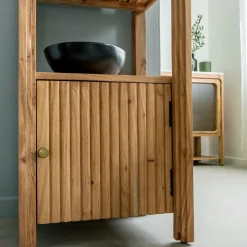 Colonne en bois d'acacia massif Emyr