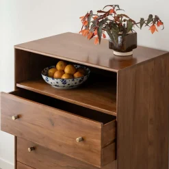 Commode en bois d'acacia Emiel