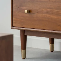 Commode en bois d'acacia Emiel