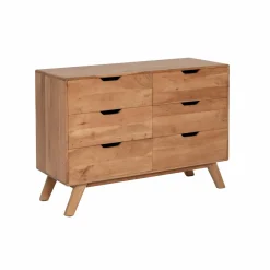 Commode en bois d'acacia massif Iwa