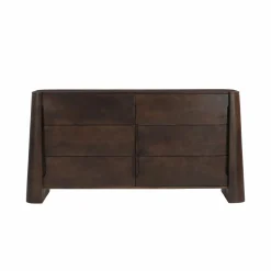 Commode en bois de manguier foncé Liriel