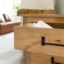 Commode en bois de manguier 6 tiroirs Dolly