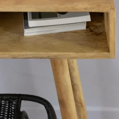 Console avec rangement en bois de manguier Maëva