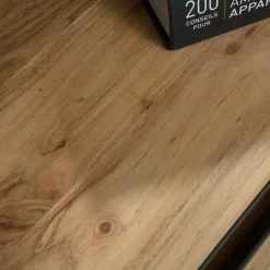 Console en bois d'acacia et métal Montréal