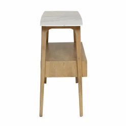 Console en bois de manguier et marbre Hari