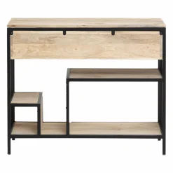 Console en bois de manguier et métal Héloïse